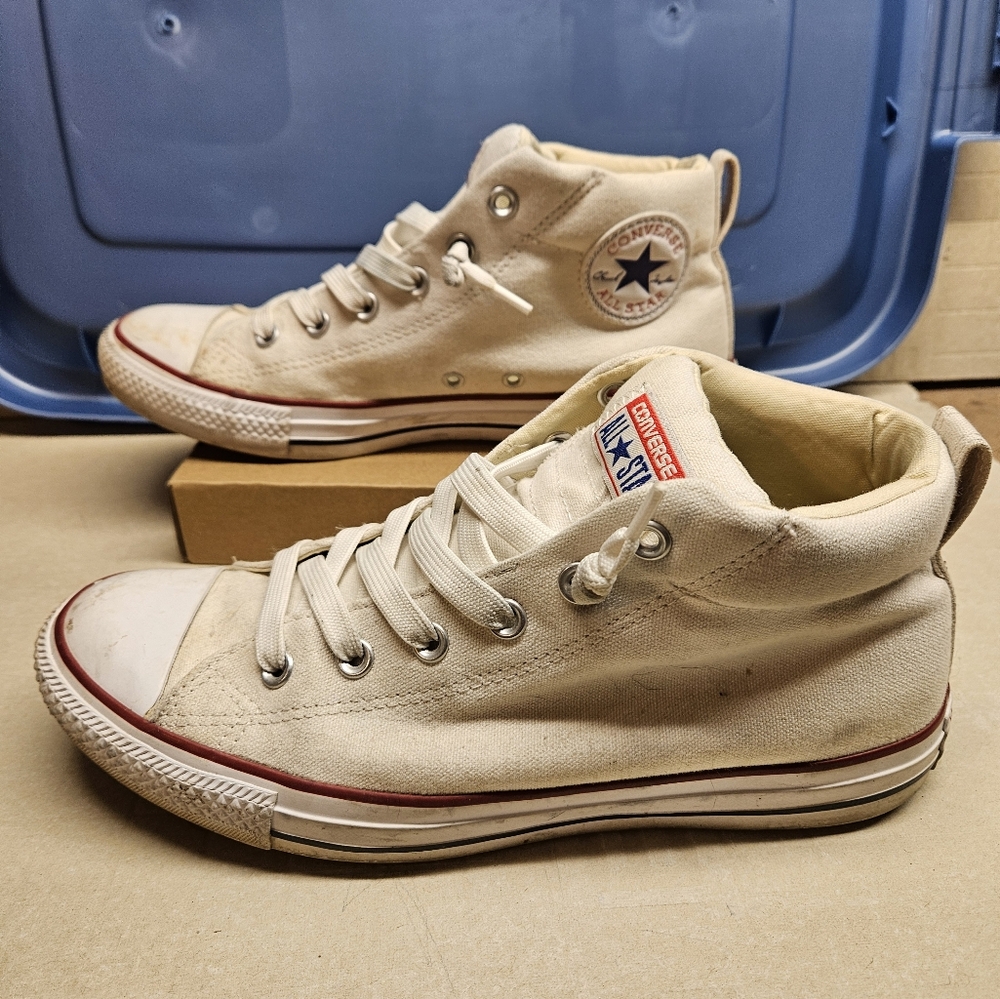 Women's Converse Madison Mid Sneakers, White, Size 10